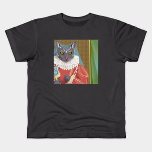 The Wife of the Earl of Tabby a Cats of Color Series Kids T-Shirt